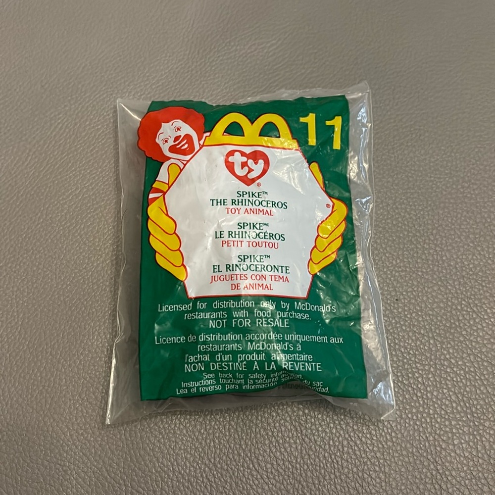 **RARE WITH ERRORS** Vintage McDonald’s Teenie Beanie Babies #11 Spike